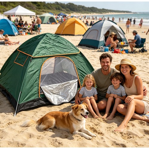 Large pop tent man person - tent,