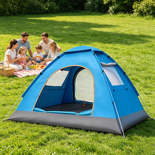 Full automatic man camping - full,